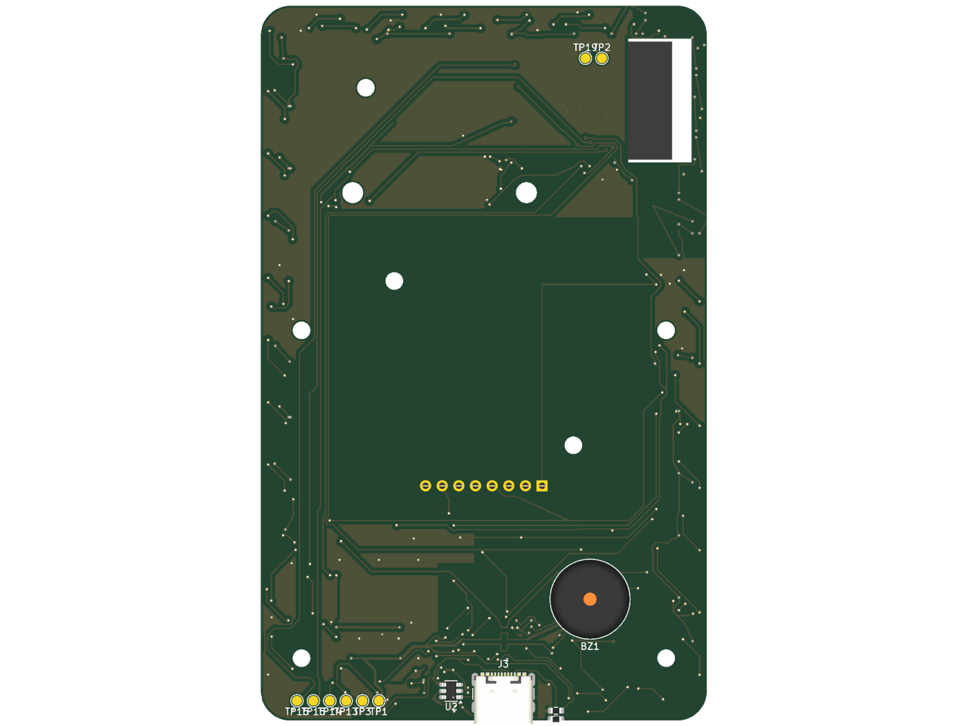 Carrier PCB v7 bottom